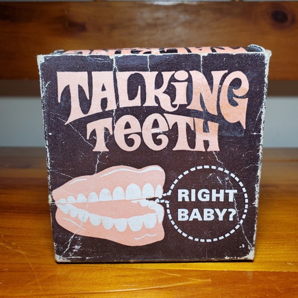 Fishlove & Co Wind-Up Talking Teeth w/Original Box (No Key) US Vintage‎ 1970 - Picture 8 of 13